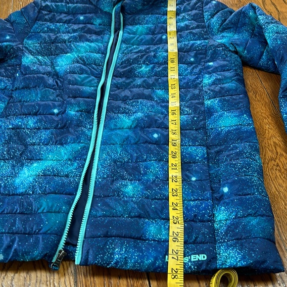 Lands’ End Primaloft girls jacket. Peacock Galaxy. Size XXL (18H-20H). - Picture 12 of 16